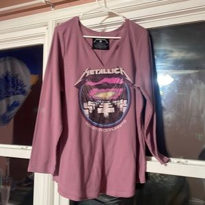 V cut Metallic shirt